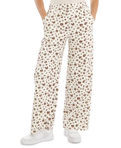 Champion Kids' Girls' 7-16 Printed Wide Leg Pants In Gray
