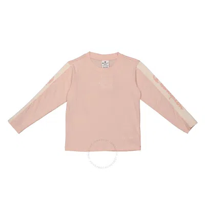 Champion Girls Pink Cotton Jersey Long-sleeve Logo T-shirt