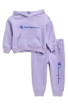 Champion Graphic Hoodie & Joggers Set In Purple