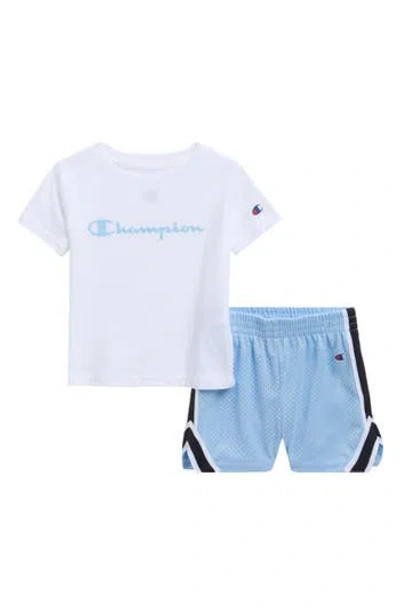 Champion Babies'  Graphic T-shirt & Mesh Shorts Set In Multi