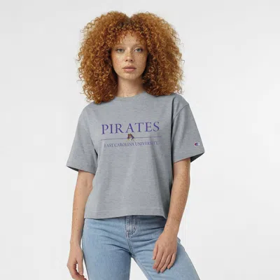 Champion Gray Ecu Pirates Waist Length Wordmark T-shirt