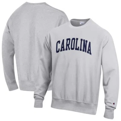 Champion Gray North Carolina Tar Heels Reverse Weave Fleece Sweatshirt