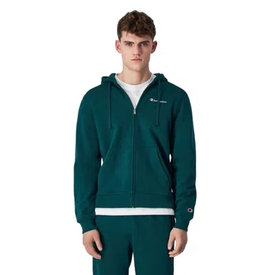 Champion Green Cotton Sweatshirt In Animal Print