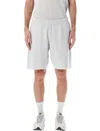 Champion Grey Elastic Waist Shorts In Grey