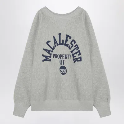 CHAMPION CHAMPION GREY SWEATSHIRT TRUE TO ARCHIVE REVERSE WEAVE