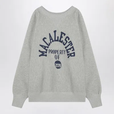CHAMPION CHAMPION  GREY SWEATSHIRT TRUE TO ARCHIVE REVERSE WEAVE