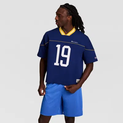 Champion Gridiron Football Jersey, Script Logo In Blue