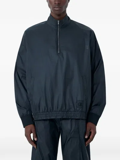 Champion Half-zip Long-sleeve Jacket In Blue