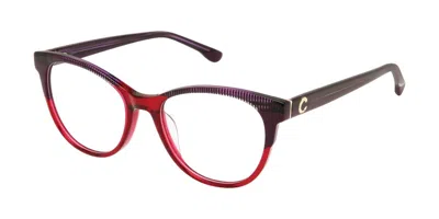 Champion Hazel C02 Occhiali Da Vista Rossi Per Donna (solo Montatura) In Red