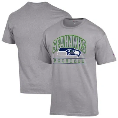 Champion Heather Gray Seattle Seahawks Football T-shirt