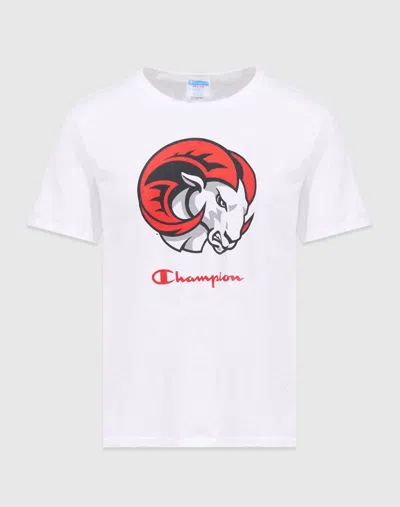 Champion Heritage Short Sleeve Tee Winston Salem Rams In White