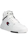 Champion High-top Leather Sneakers In White