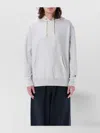 Champion Logo-embroidered Hoodie In Gray