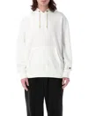 Champion Reverse Weave Hooded Sweatshirt In White