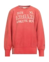 Champion Index + Archives Man Sweatshirt Tomato Red Size L Cotton, Polyester In Red