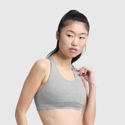 Champion Infinity Racerback Sports Bra In Gray