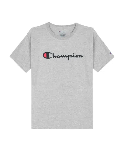 Champion Item O-neck Short-sleeved T-shirt In Gray