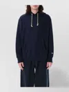 Champion Jersey Cotton Hoodie Kangaroo Pocket In Blue