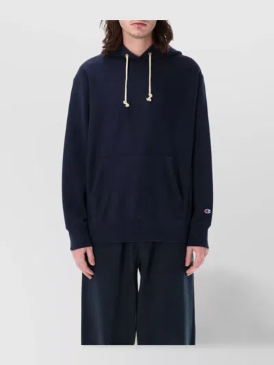 CHAMPION JERSEY COTTON HOODIE KANGAROO POCKET
