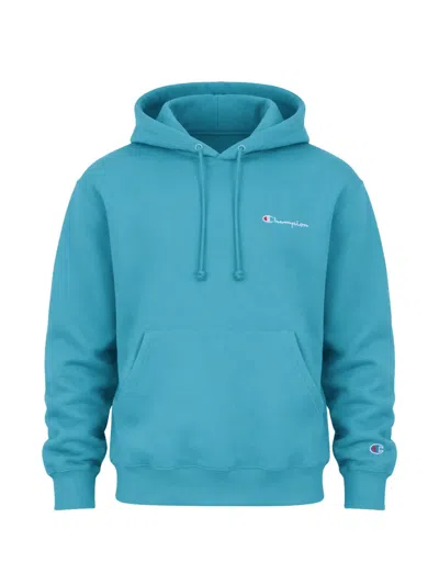 Champion Kangaroo-pocket Hoodie In Blue