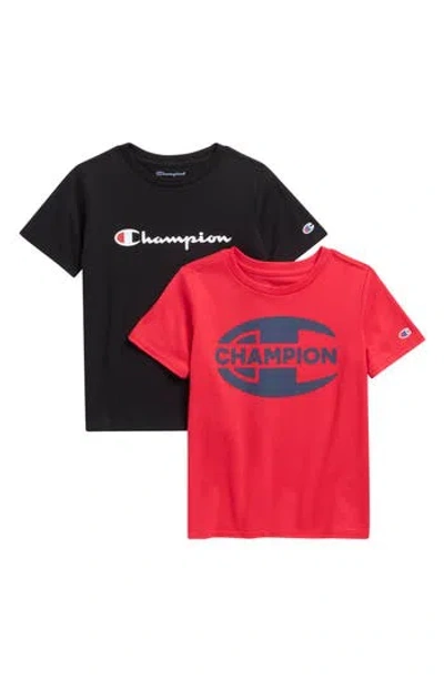 Champion Kids' 2-pack Assorted T-shirts In Red