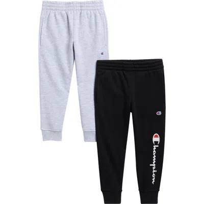 Champion Kids' 2-pack Joggers In Black Onyx
