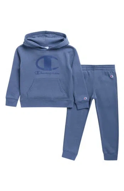 Champion Kids' 2-piece Hoodie & Jogger Pants Set In Blue
