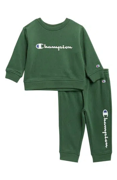 Champion Babies'  Kids' Logo Pullover & Joggers Set In Green