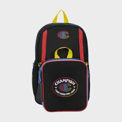 Champion Kids' Mode Lunch Kit & Backpack Combo In Black