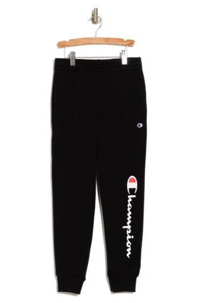 Champion Kids' Signature Cotton Blend Terry Joggers In Black