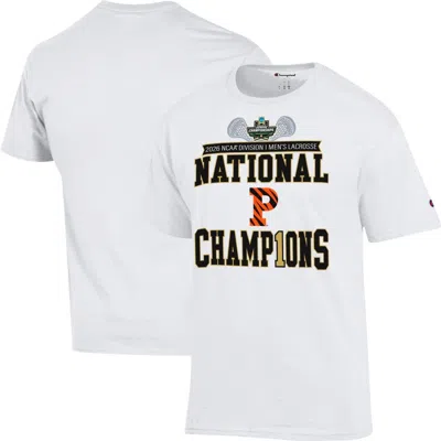 Champion Lacrosse National S Locker Room T-shirt In White