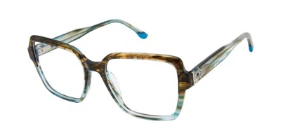 Champion Lake C02 Occhiali Da Vista Blu Per Donna (solo Montatura) In Brown
