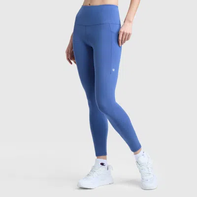 Champion Leggings, C Logo In Blue