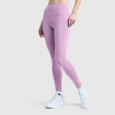 Champion Leggings, C Logo In Smoky Grape