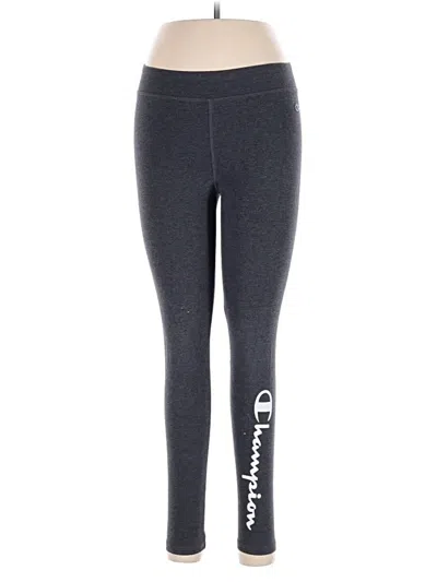 Pre-owned Champion Leggings In Gray
