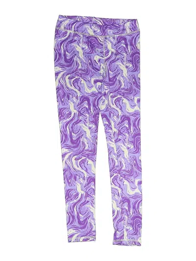 Pre-owned Champion Kids' Leggings In Purple