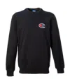 Champion Leisure Logo Logo Hoodie In Black