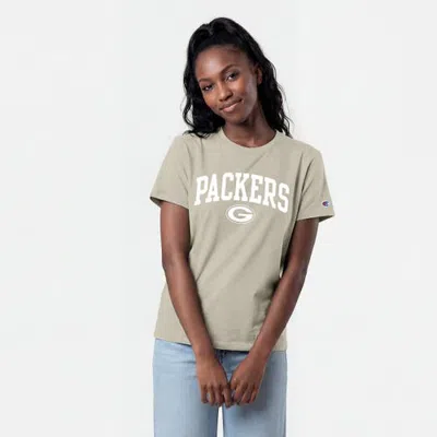 Champion Light Brown Green Bay Packers Cocoa Butter T-shirt