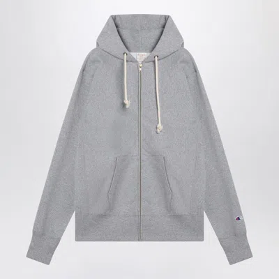 Champion Light Grey Cotton Hoodie