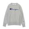Champion Lightweight Crewneck Sweatshirt Men Crewneck Sweatshirt Ash Heather In Ash Heather