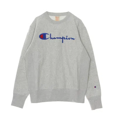 Champion Lightweight Crewneck Sweatshirt Men Crewneck Sweatshirt Ash Heather