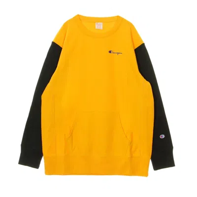 Champion Lightweight Crewneck Sweatshirt Men's Crewneck Sweatshirt Orange