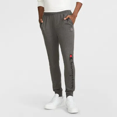 Champion Lightweight Lounge Joggers, Script Logo In Gray