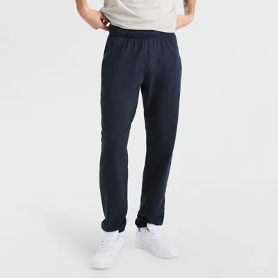 Champion Lightweight Lounge Pants, Cinched Hem, C Logo In Blue