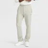 Champion Lightweight Lounge Pants, Open Hem, C Logo In Gray