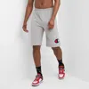 Champion Lightweight Lounge Shorts, Graphic C Logo - Big & Tall In Gray
