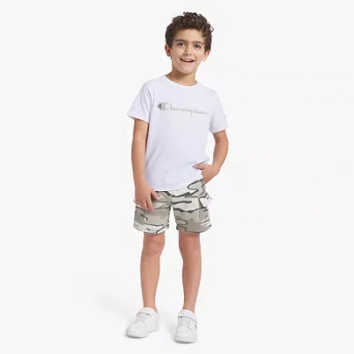Champion Kids' Little Boys 2-pc. Short Set In White