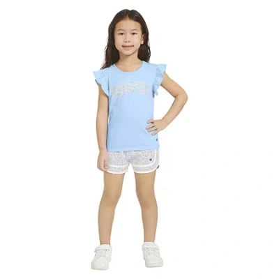 Champion Kids' Little Girls 2-pc. Short Set In Blue