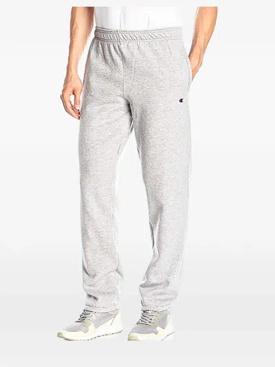 Champion Logo-detail Track Pants In Gray