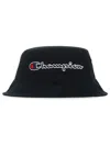 Champion Logo-embroidered Bucket Hat In 黑色